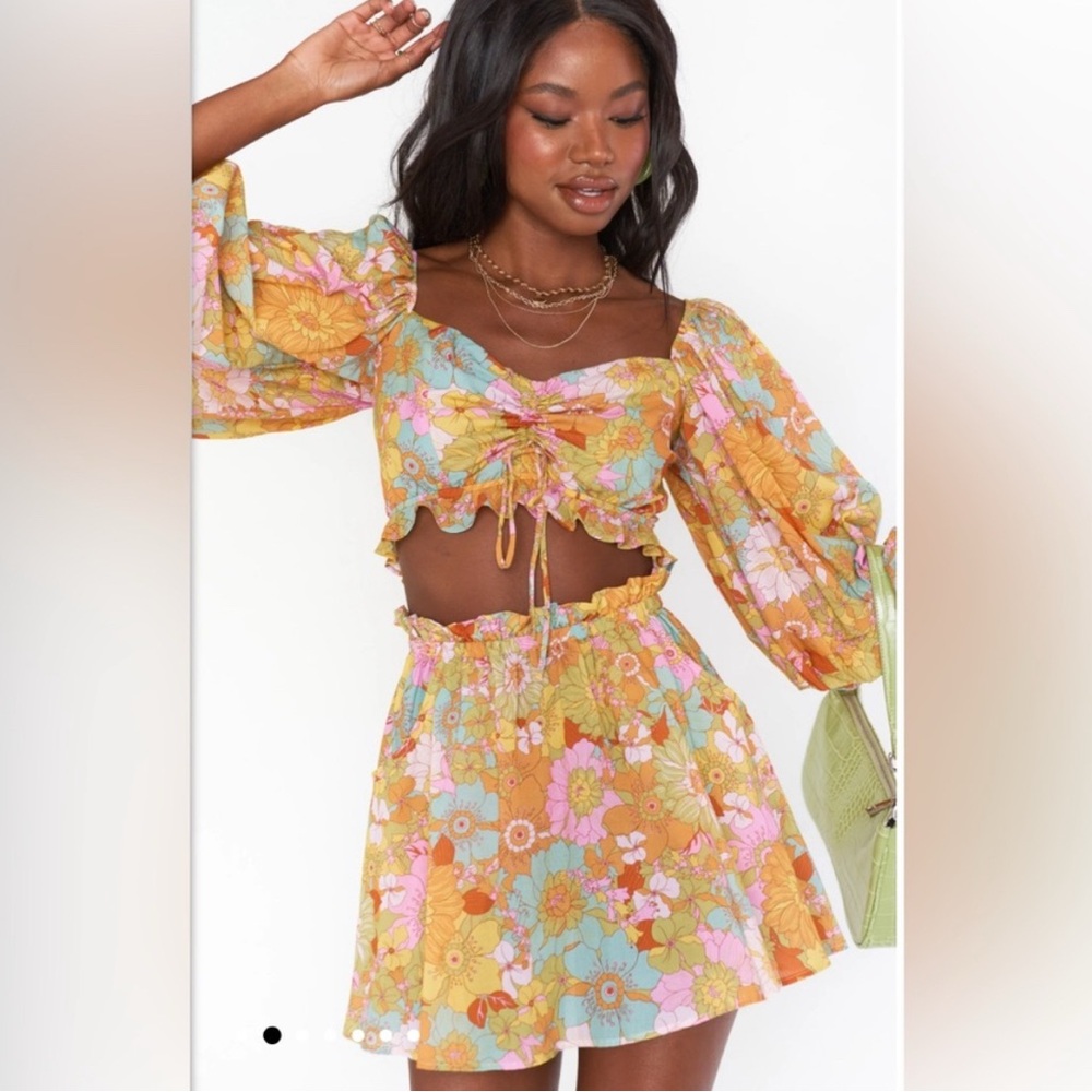 Show Me Your MuMu Shirt & Skirt Set